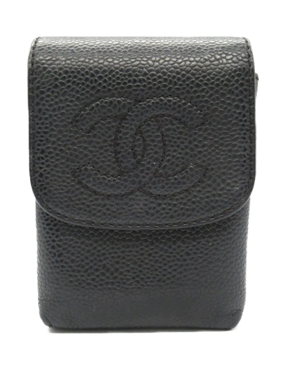 CHANEL Pre-Owned 2000-2022 Interlocking C cigarette case | Black | Image 1