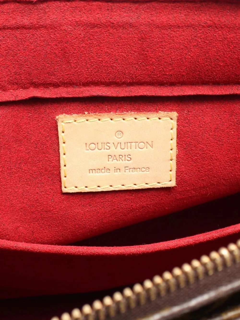 Pre-owned Louis Vuitton 2003 Vivacite Gm Shoulder Bag In Brown