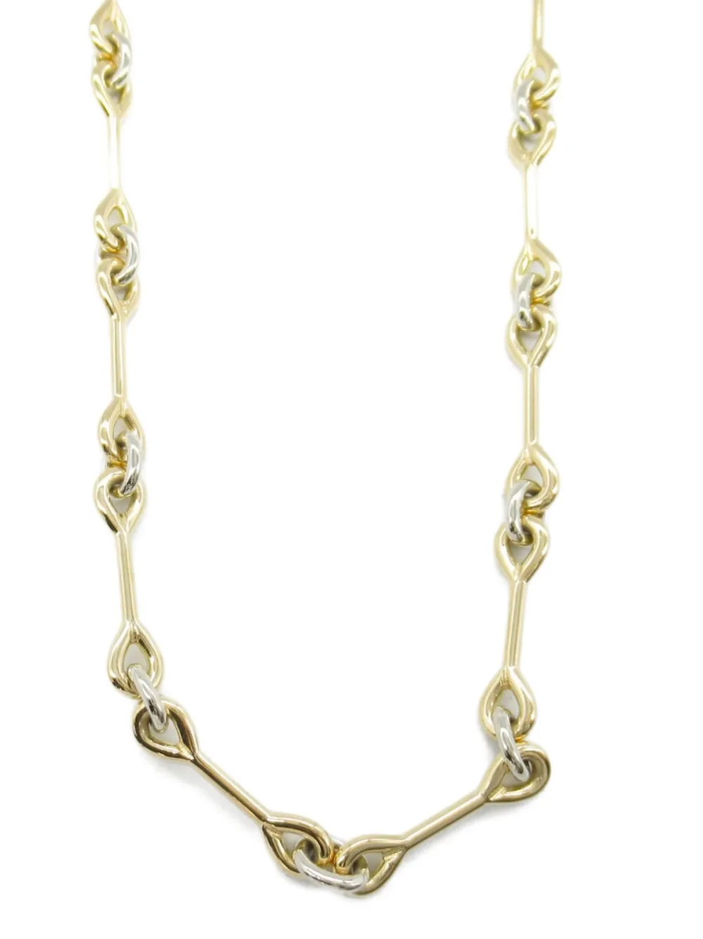 Cartier 2010s チェーンネックレス 18Kイエローゴールド&ホワイトゴールド - ゴールドトーン Cartier 2010s チェーンネックレス 18Kイエローゴールド&ホワイトゴールド - ゴールドトーン