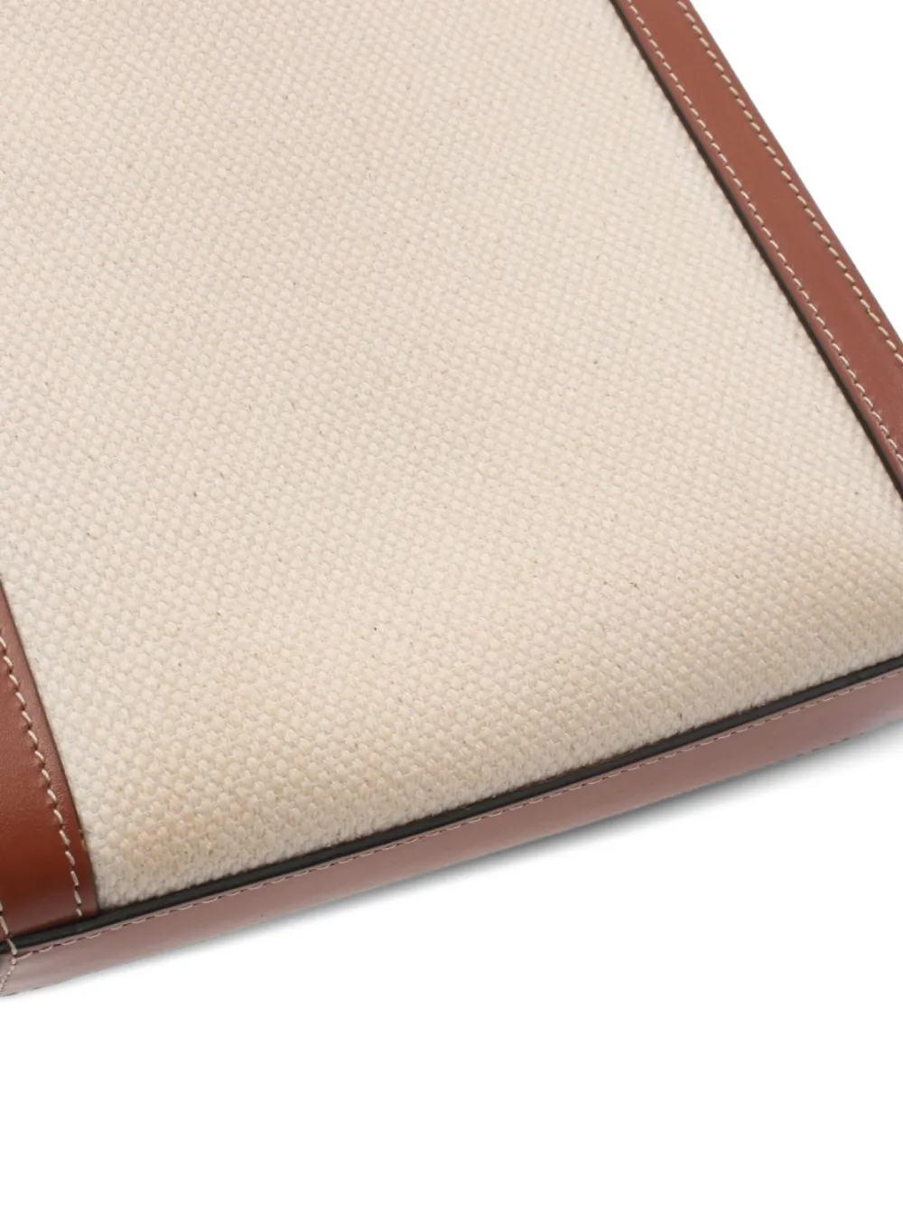 Pre-owned Celine 2000s Mini Vertical Cabas Two-way Handbag In Neutrals