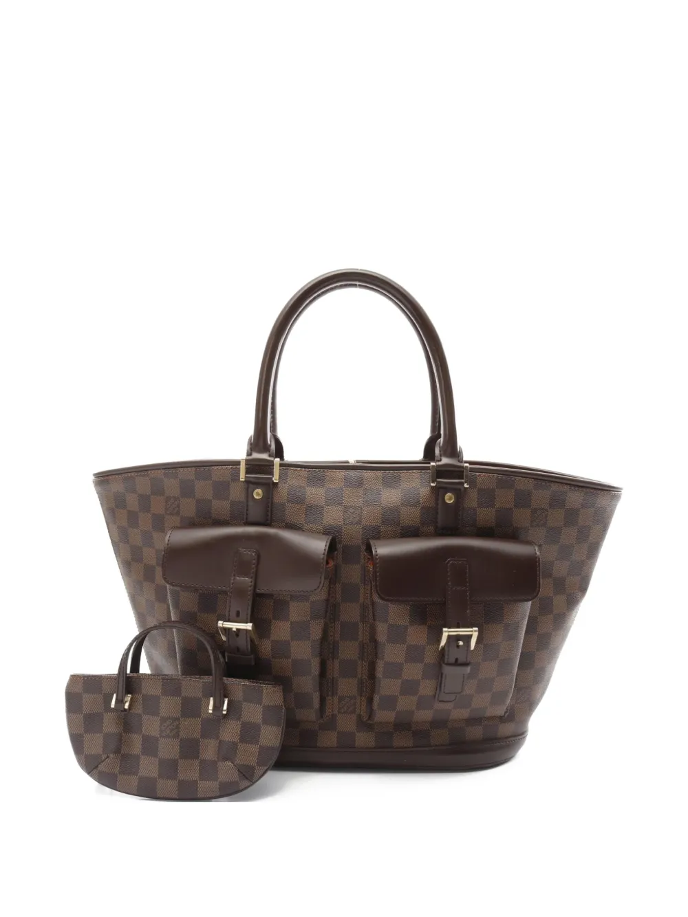 Louis Vuitton Pre-Owned 2005 Manosque GM shoulder bag - ブラウン Louis Vuitton Pre-Owned 2005 Manosque GM shoulder bag - ブラウン