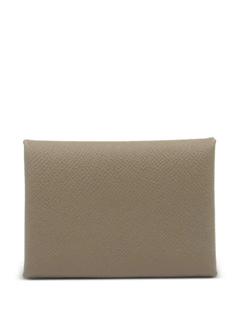 Hermès Pre-Owned 2024 Calvi Duo card holder