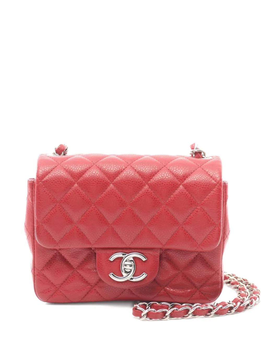CHANEL Pre-Owned 2012 クラシック フラップ ショルダーバッグ - レッド CHANEL Pre-Owned 2012 クラシック フラップ ショルダーバッグ - レッド