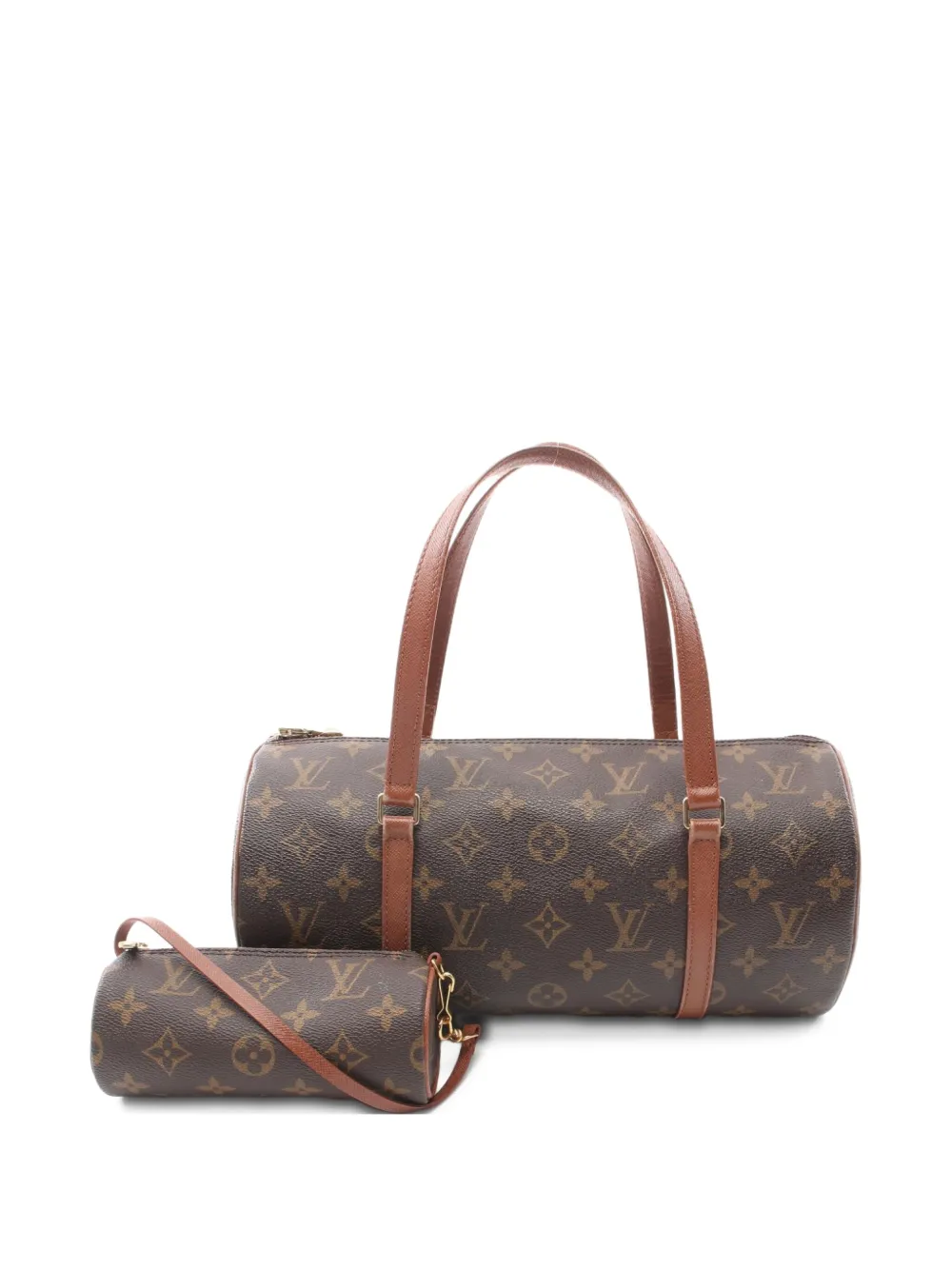 Louis Vuitton Pre-Owned 1995 パピヨン 30 ハンドバッグ - ブラウン Louis Vuitton Pre-Owned 1995 パピヨン 30 ハンドバッグ - ブラウン