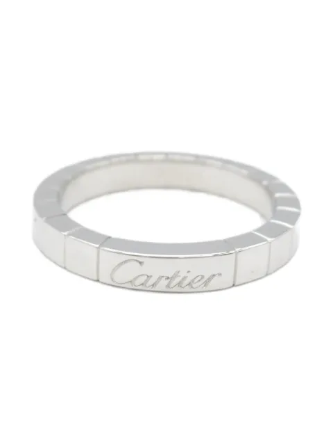 Cartier 2010s 18K white gold Lanière ring