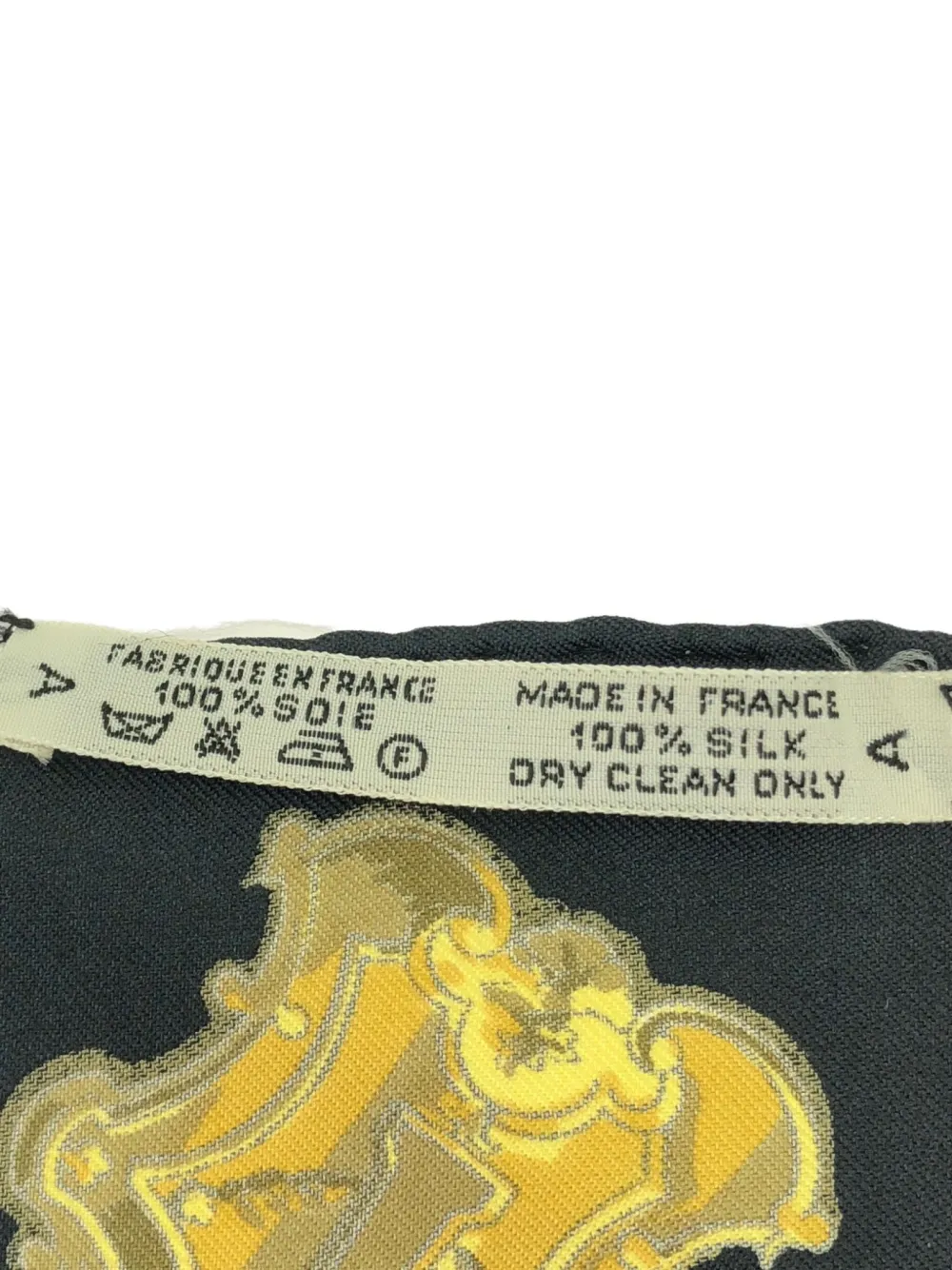 Pre-owned Hermes 00's Les Clés Scarf In White