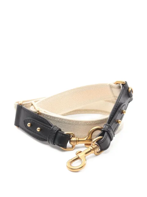 Christian Dior Pre-Owned 2010s logo-embroidered canvas shoulder bag
