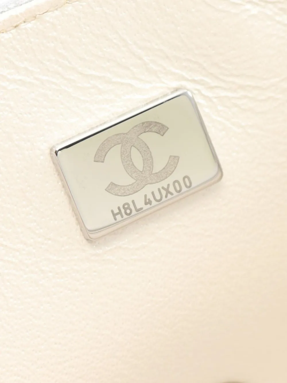 Pre-owned Chanel 2021s Mini Classic Flap Shoulder Bag In White