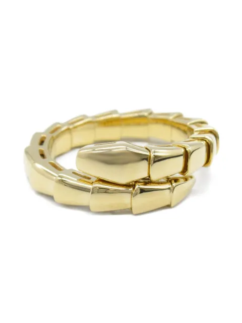 Bvlgari Pre-Owned 2010s 18K yellow gold Serpenti Viper ring