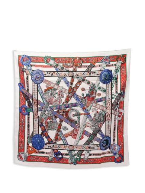 Hermès Pre-Owned 2010s Carres 90 Le Songe De La Licorne scarf