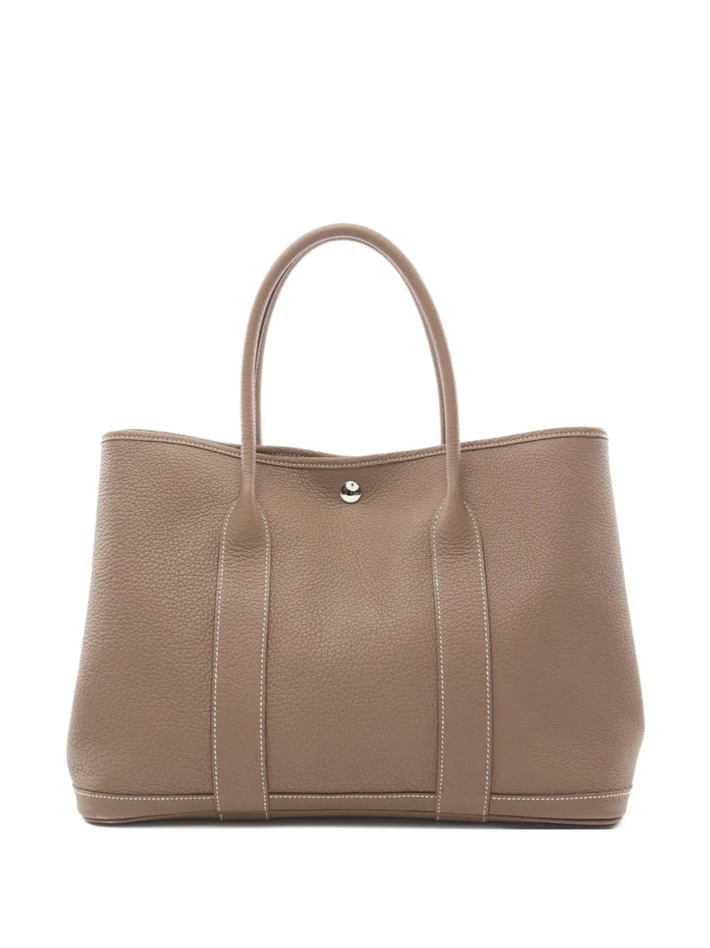 Hermès Pre-Owned 2017 ガーデンパーティー PM ハンドバッグ - ブラウン Hermès Pre-Owned 2017 ガーデンパーティー PM ハンドバッグ - ブラウン