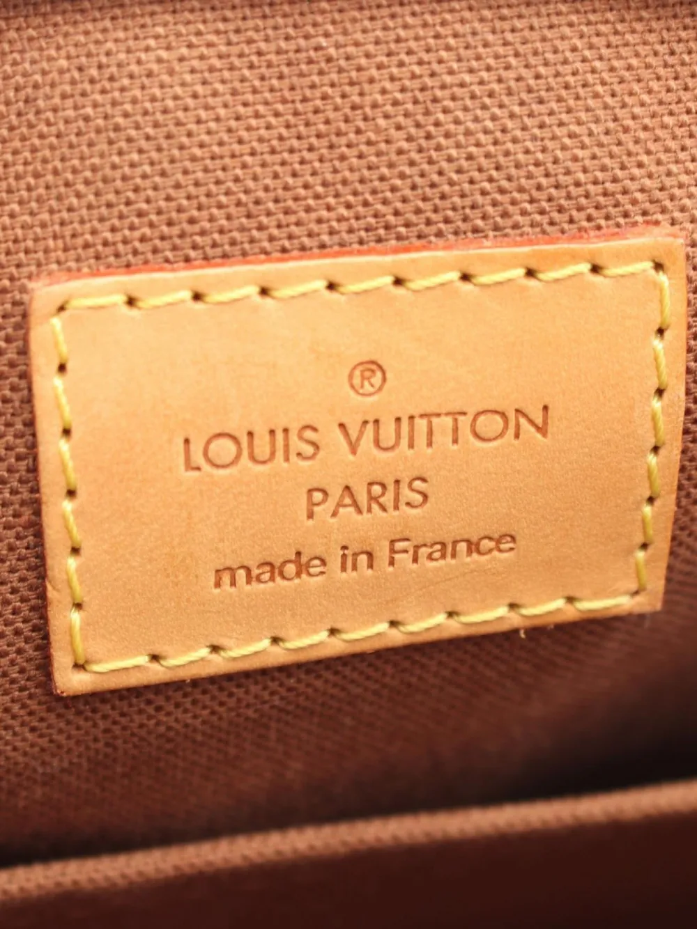 Pre-owned Louis Vuitton 2009 Tivoli Pm Handbag In Brown