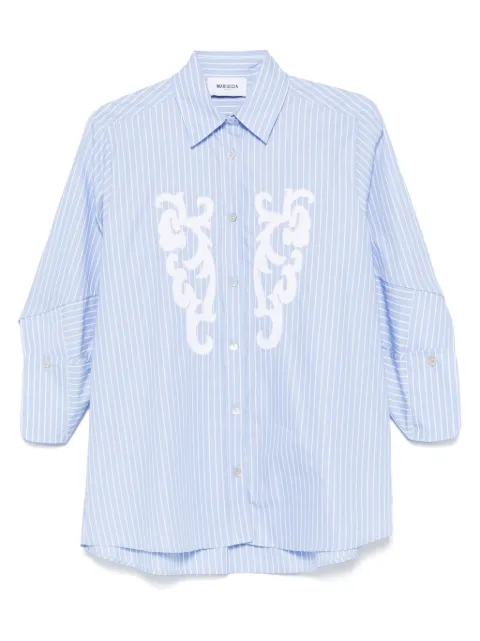 MARIUCCIA MILANO camisa con rayas estampadas