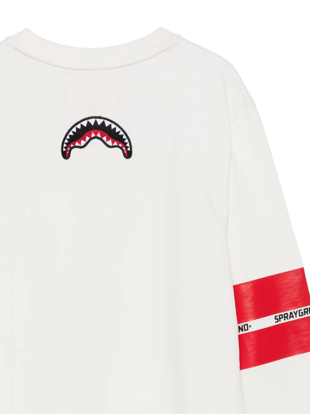 Sprayground Kid Logo-print Sweatshirt In White