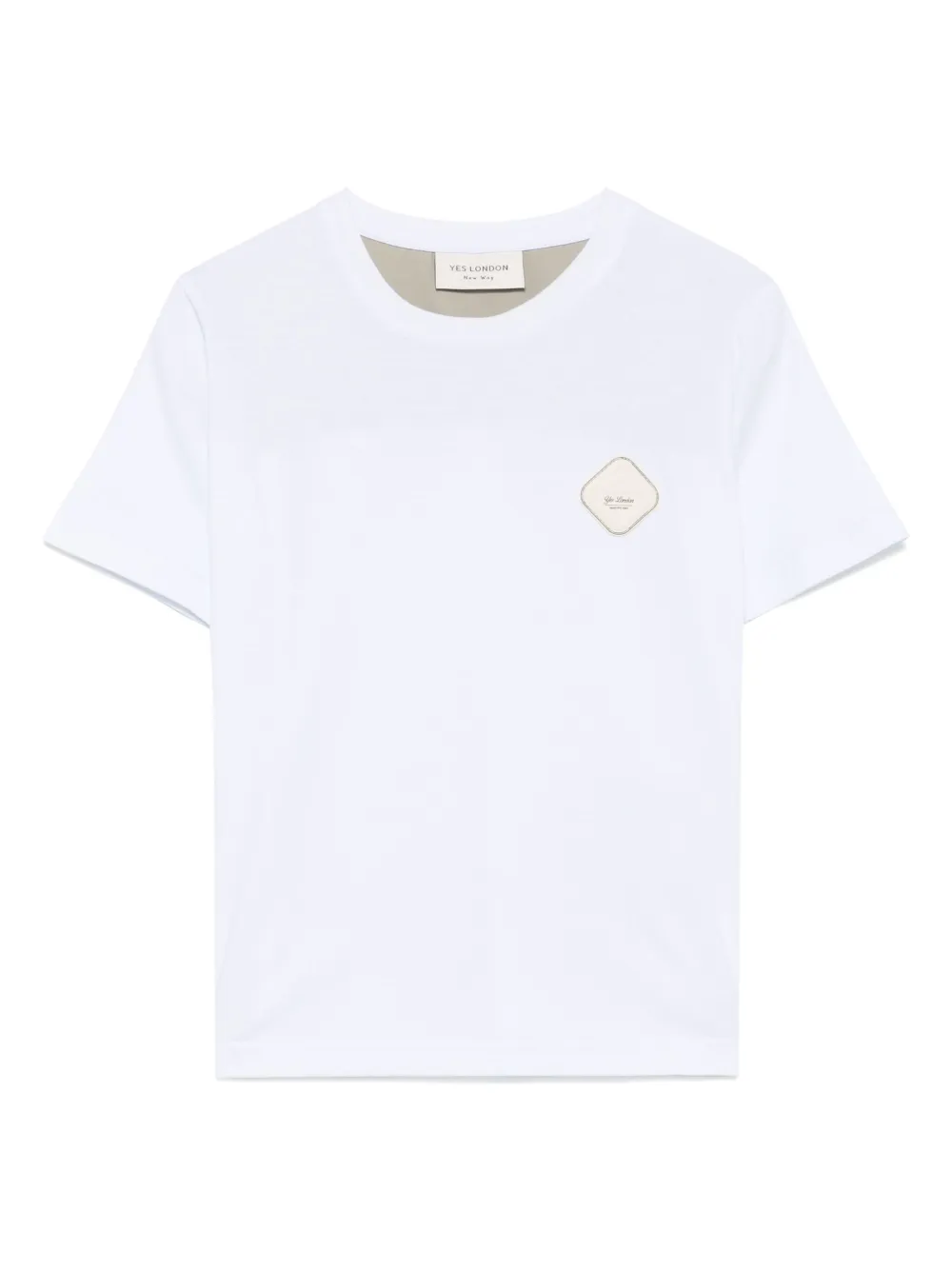 YES LONDON logo-patch T-shirt | White | Image 1