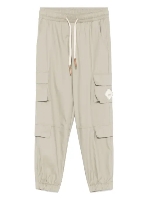 YES LONDON pantalones con parche del logo