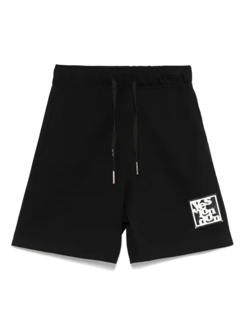 YES LONDON bermudas con parche del logo