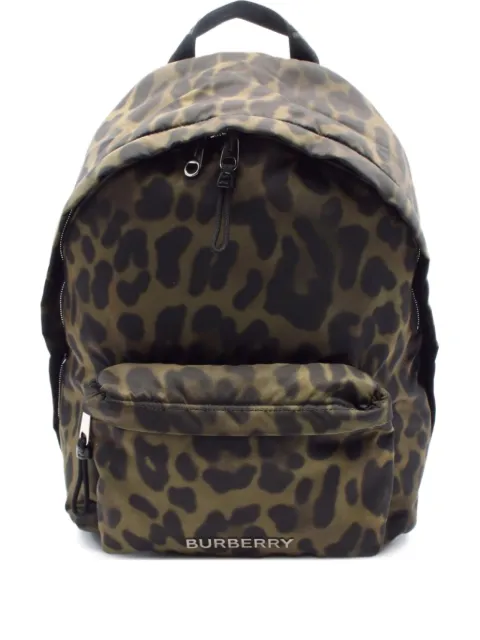 Burberry Pre-Owned 2010s leopard-print backpack