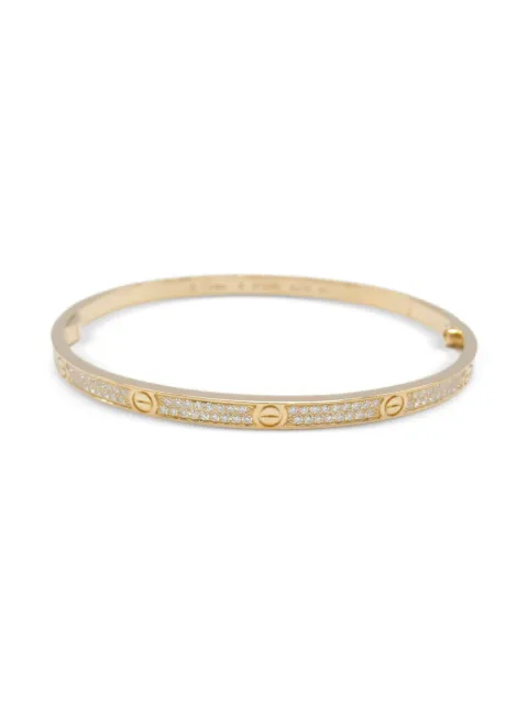 Cartier 2010s 18K rose gold Love Breath SM diamond bracelet