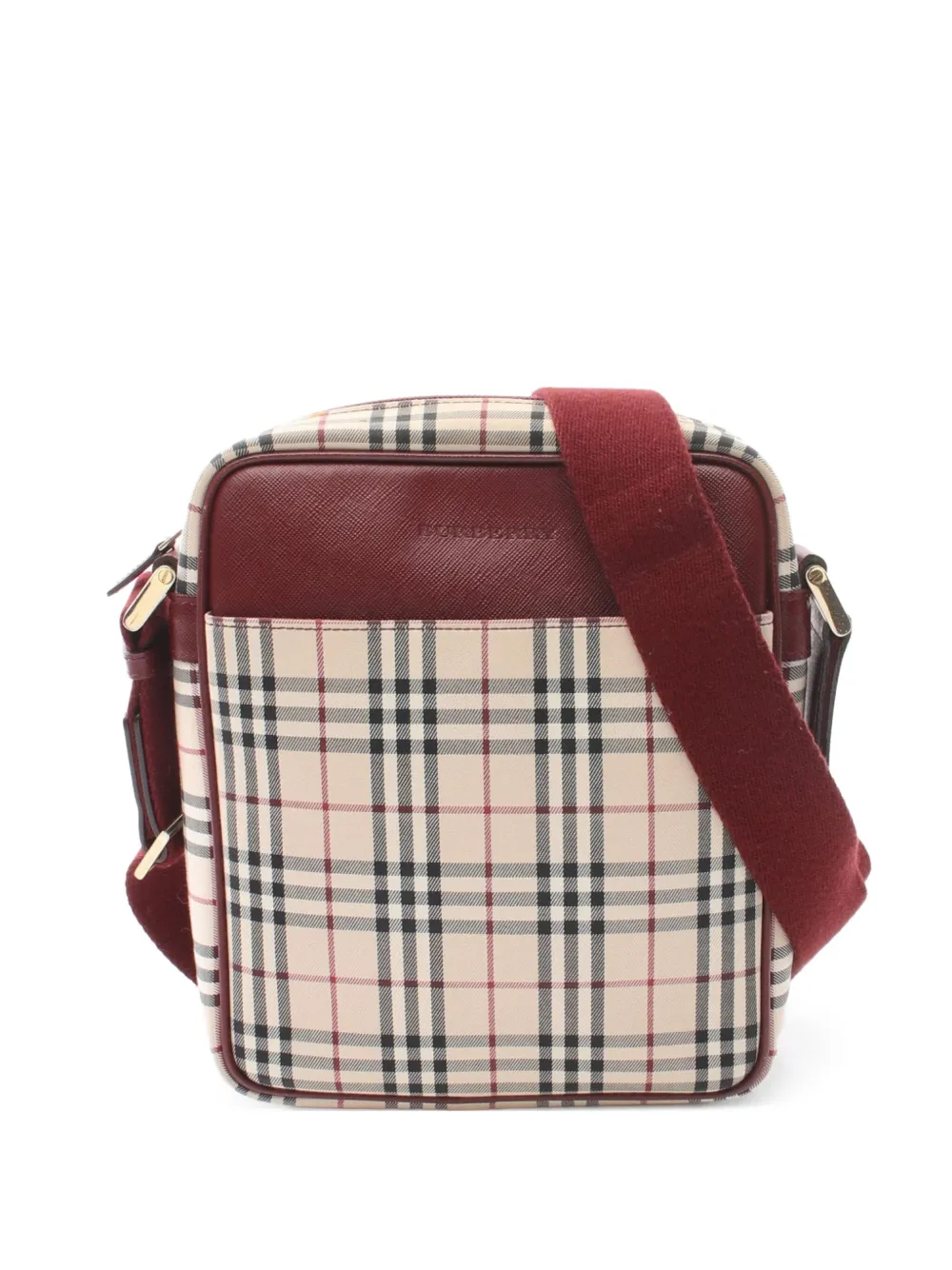 Burberry Pre-Owned 2000s Novaチェック ショルダーバッグ - ニュートラル Burberry Pre-Owned 2000s Novaチェック ショルダーバッグ - ニュートラル