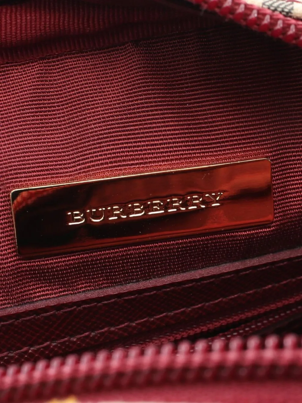 Pre-owned Burberry 2000 Nova-check Shoulder Bag In Neutrals