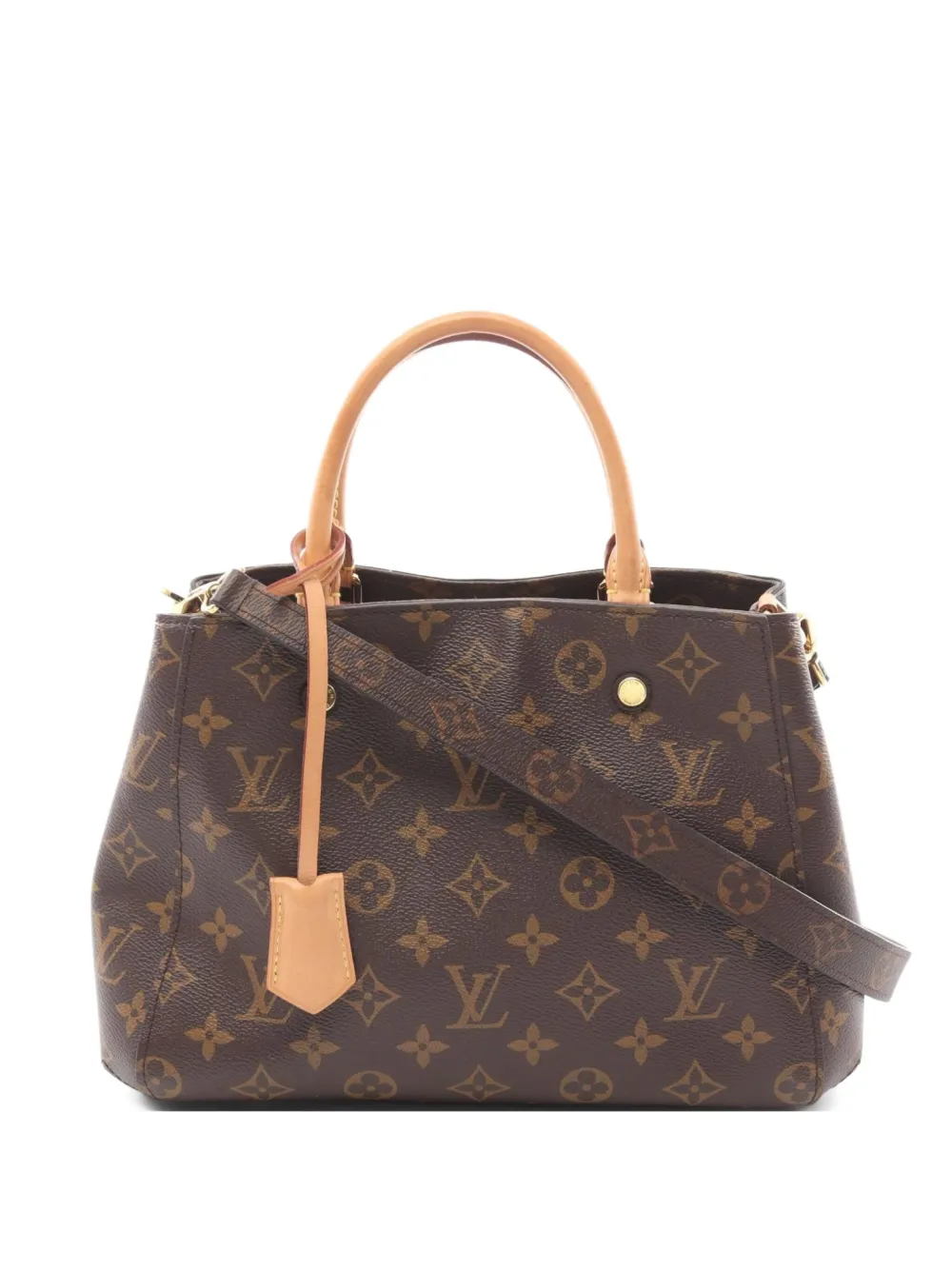 Louis Vuitton Pre-Owned 2019 モンテーニュ BB ハンドバッグ - ブラウン Louis Vuitton Pre-Owned 2019 モンテーニュ BB ハンドバッグ - ブラウン