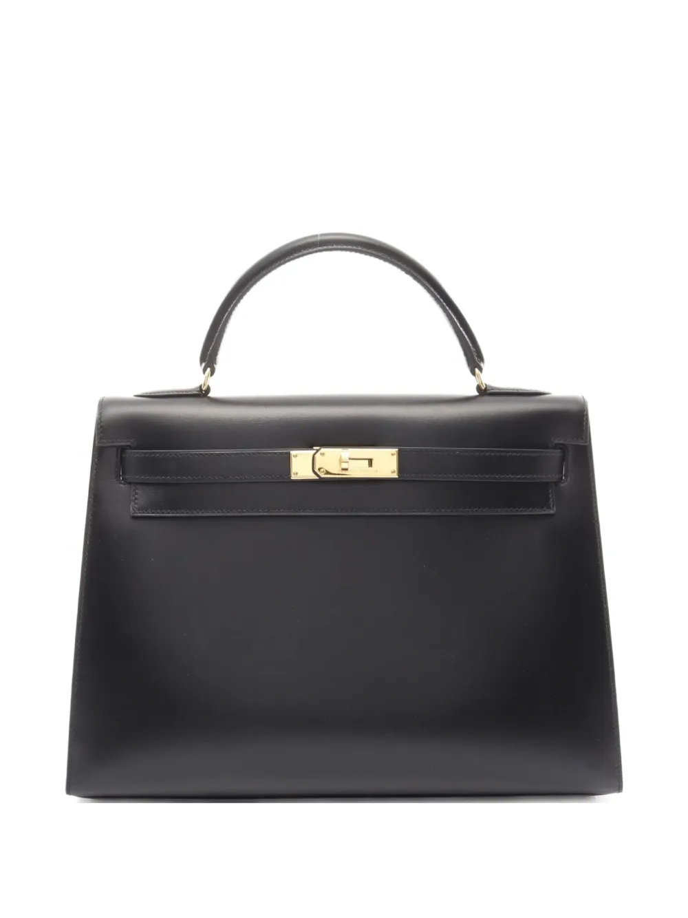 Hermès Pre-Owned 1971 ケリー 32 2wayハンドバッグ - ブラック Hermès Pre-Owned 1971 ケリー 32 2wayハンドバッグ - ブラック