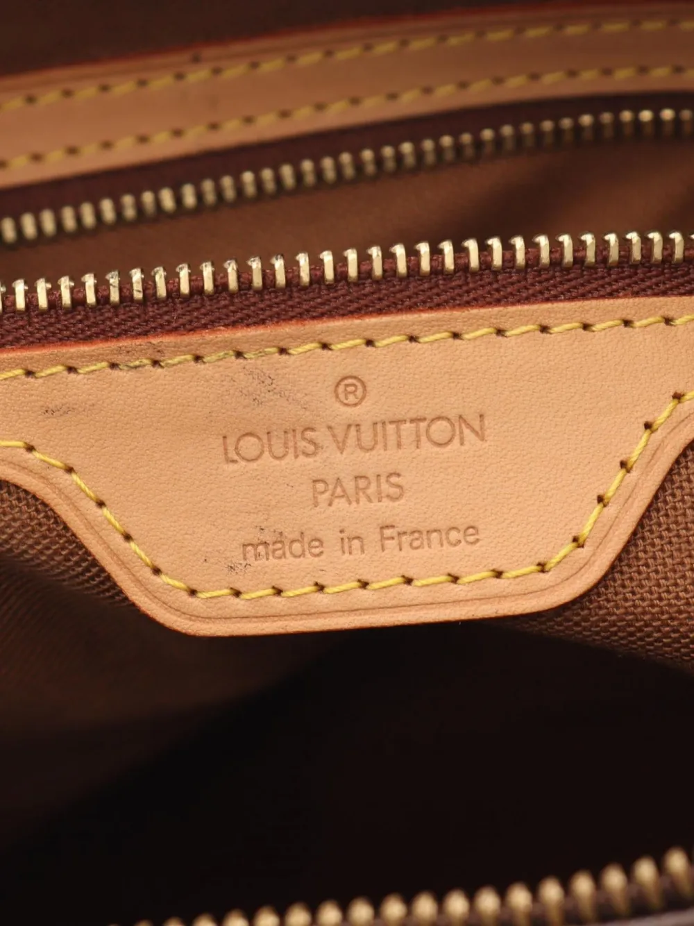 Pre-owned Louis Vuitton 2002 Cabas Shoulder Bag In Brown