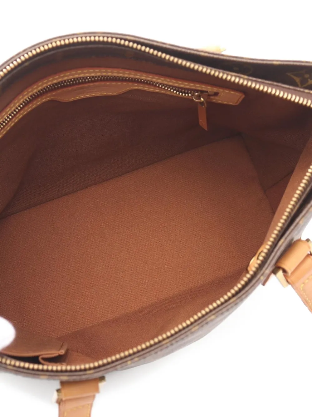 Pre-owned Louis Vuitton 2002 Cabas Shoulder Bag In Brown