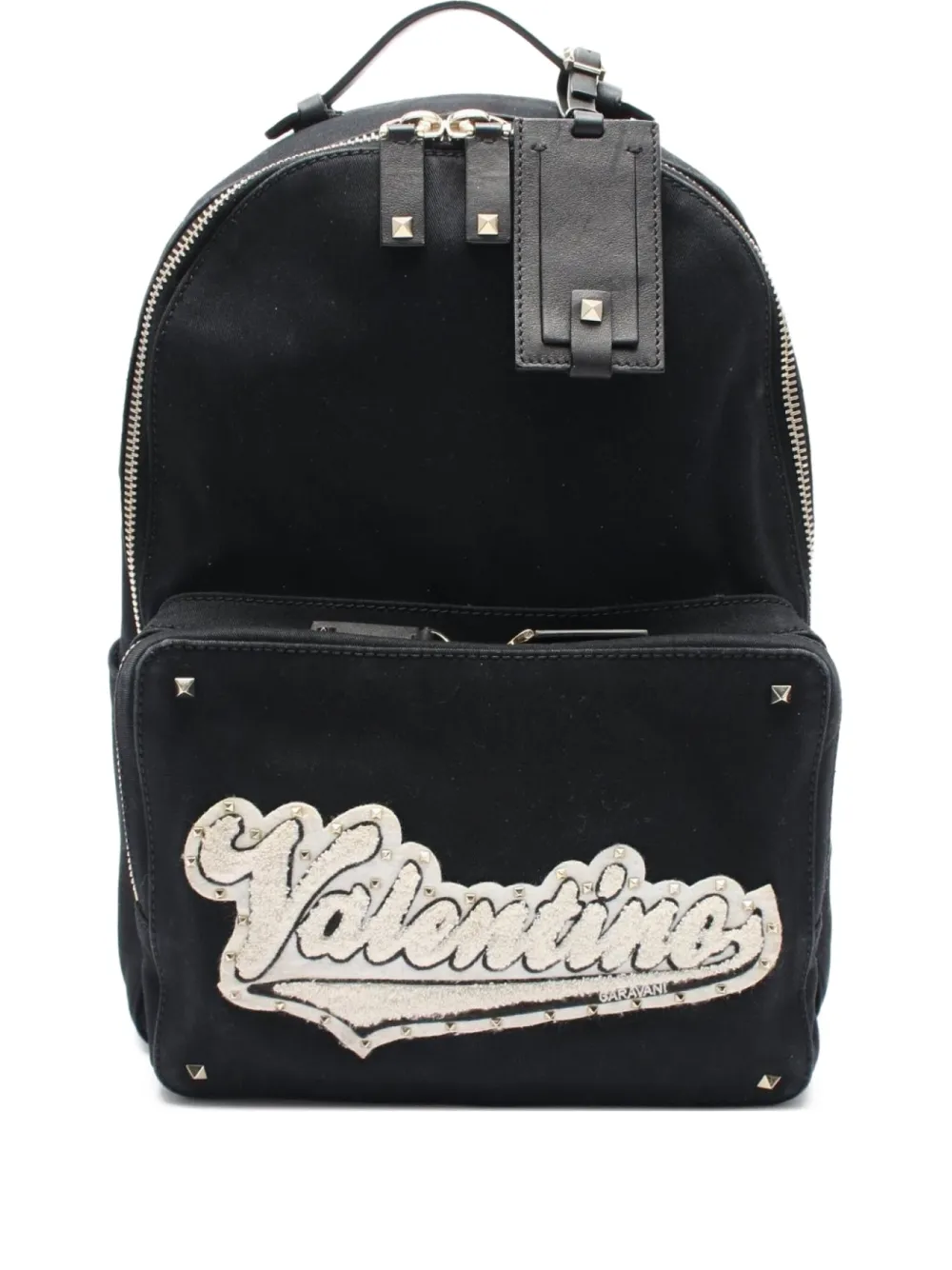 2000s logo-patch backpack