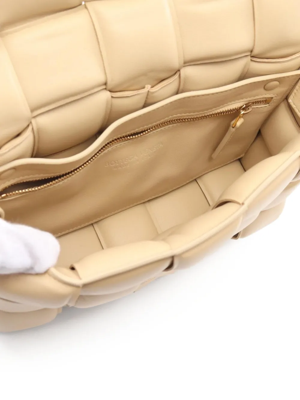 Pre-owned Bottega Veneta 2010s Cassette Shoulder Bag In Neutrals