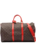 Louis Vuitton Pre-Owned 2021 Keepball 50 monogram travel bag - Brown