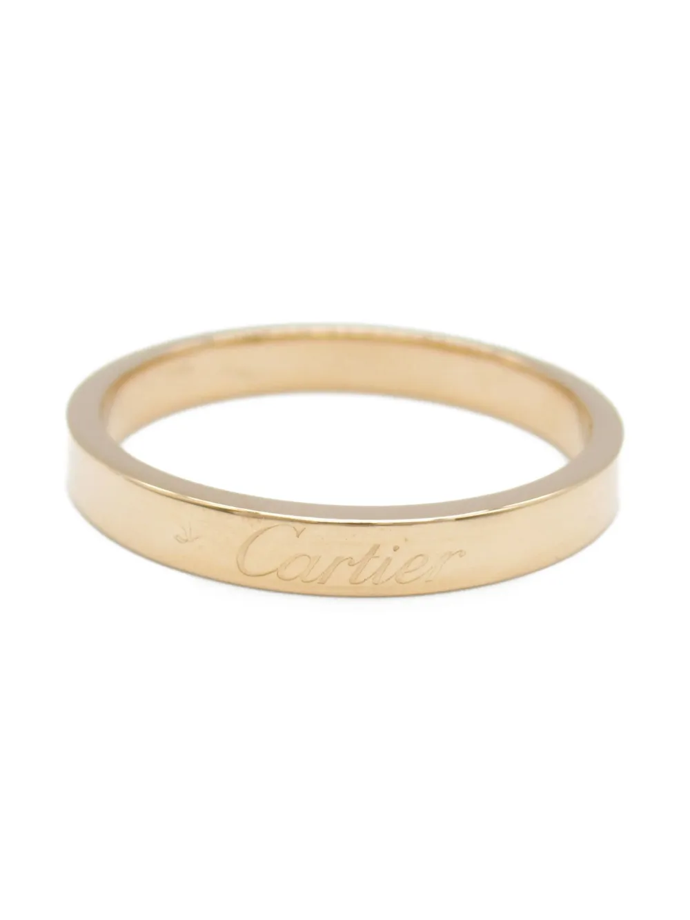 Cartier 2010s pre-owned 18kt rose gold C de Cartier wedding band | Pre-Owned | Image 2