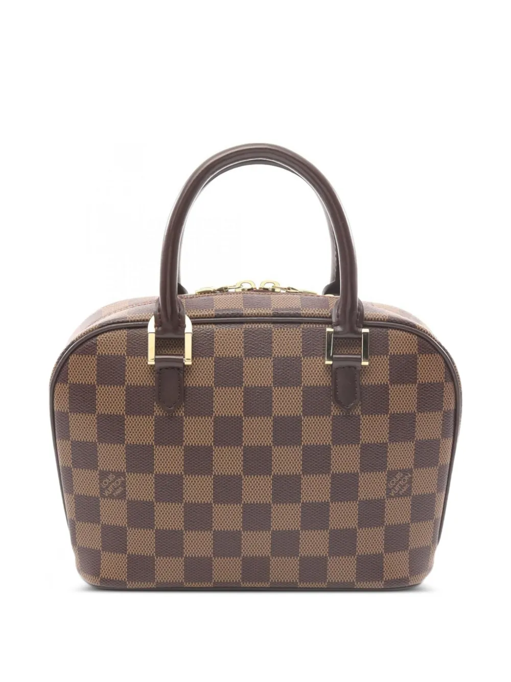 Louis Vuitton Pre-Owned 2002 ダミエ エベヌ サリア キャンバス ハンドバッグ - ブラウン Louis Vuitton Pre-Owned 2002 ダミエ エベヌ サリア キャンバス ハンドバッグ - ブラウン