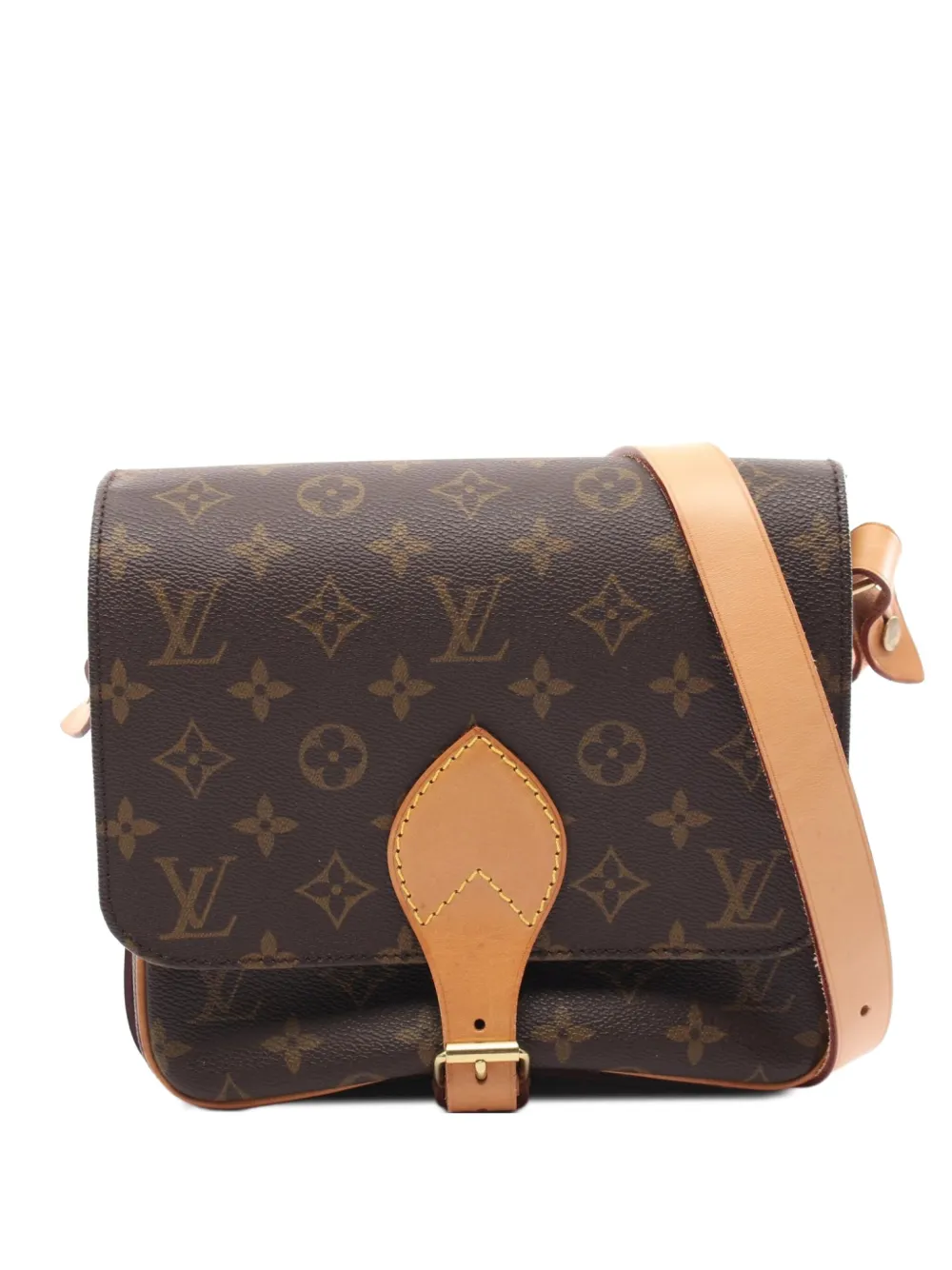 Louis Vuitton Pre-Owned 1994 カルトシエール MM ショルダーバッグ - ブラウン Louis Vuitton Pre-Owned 1994 カルトシエール MM ショルダーバッグ - ブラウン
