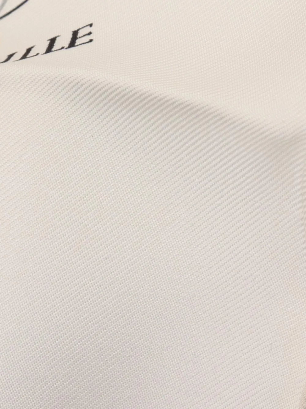 Pre-owned Hermes 2010s Pavois Scarf In White