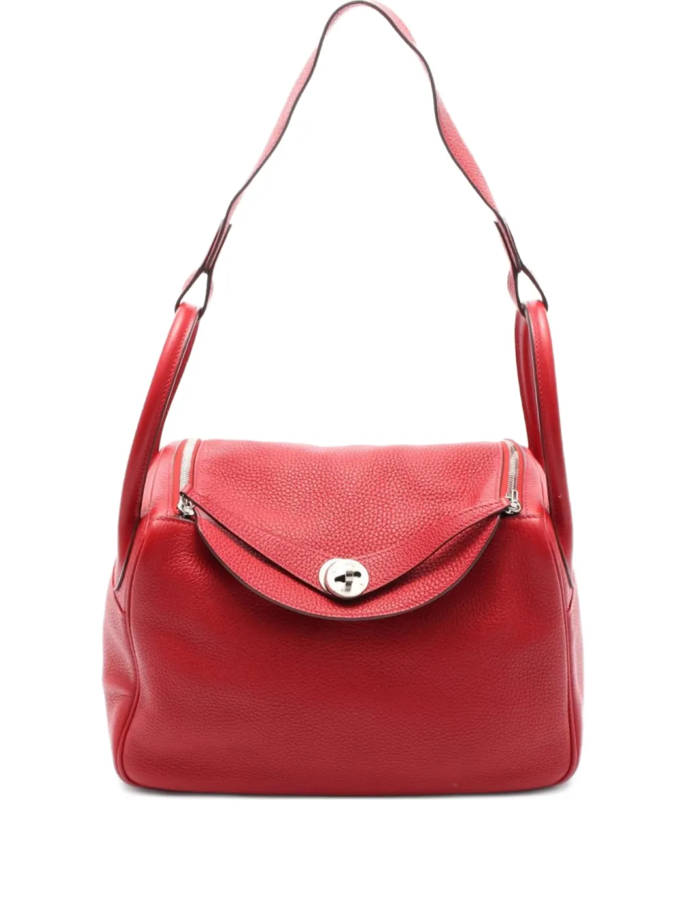 Hermès Pre-Owned 2017 リンディ 30 ショルダーバッグ - レッド Hermès Pre-Owned 2017 リンディ 30 ショルダーバッグ - レッド
