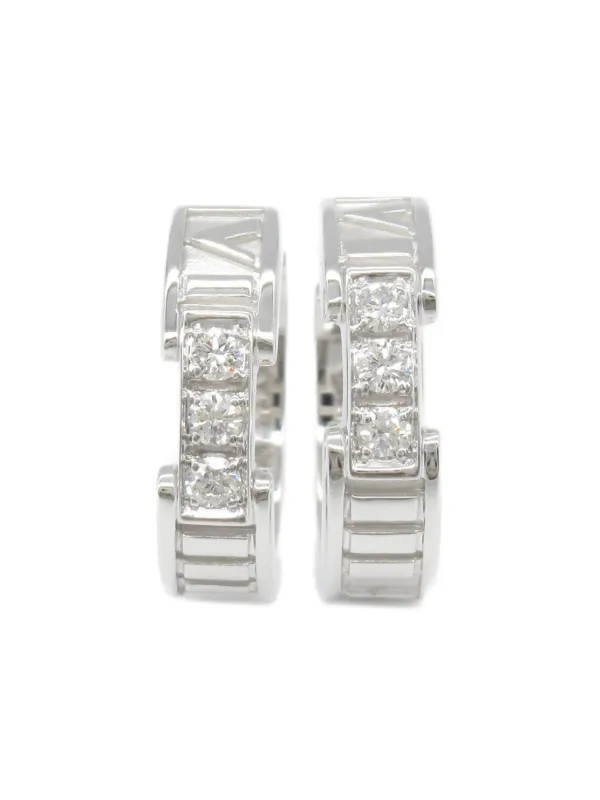 ティファニー　アトラス　ホワイトゴールドダイヤピアス Tiffany & Co. Pre-Owned 2010s セット アトラス ダイヤモンド