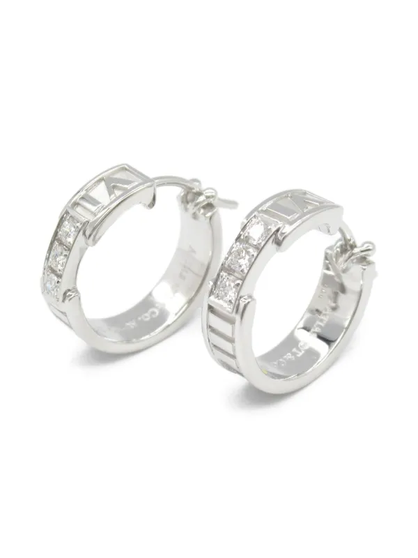 ティファニー　アトラス　ホワイトゴールドダイヤピアス Tiffany & Co. Pre-Owned 2010s セット アトラス ダイヤモンド ピアス