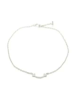 ティファニー Ｔスマイル　スモール　ブレスレット　ダイヤ　ホワイトゴールド ティファニー Tスマイル スモール ブレスレット ダイヤ ホワイト