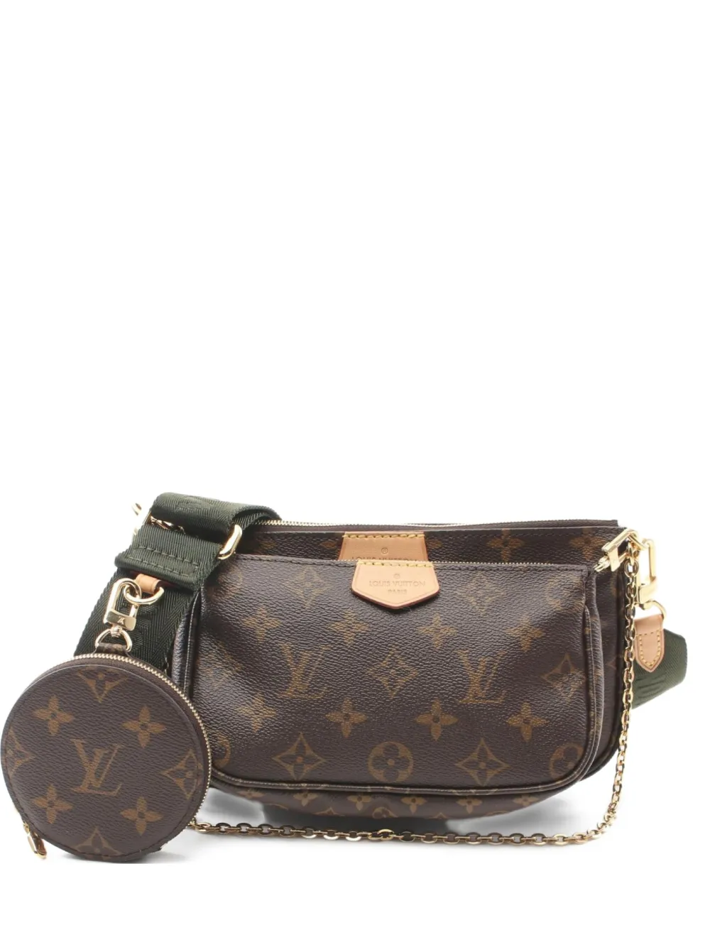 Pre-owned Louis Vuitton 2021 Multi Pochette Accessoires Shoulder Bag In Brown