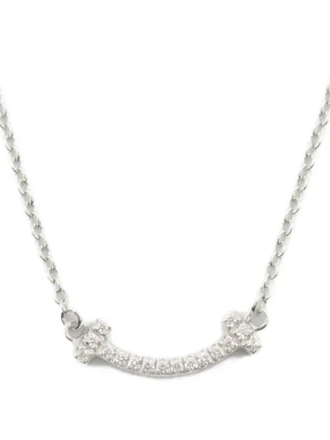 Tiffany & Co. Pre-Owned collar T Smile en oro blanco de 18kt con diamante 2010