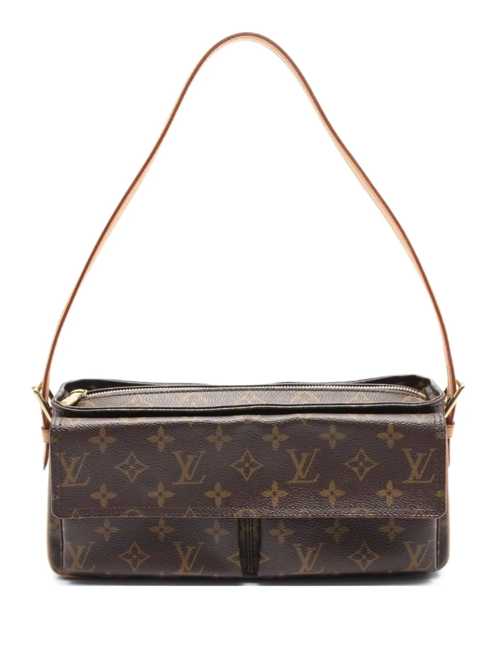Louis Vuitton Pre-Owned 2004 ヴィバシテ MM モノグラム ショルダーバッグ - ブラウン Louis Vuitton Pre-Owned 2004 ヴィバシテ MM モノグラム ショルダーバッグ - ブラウン