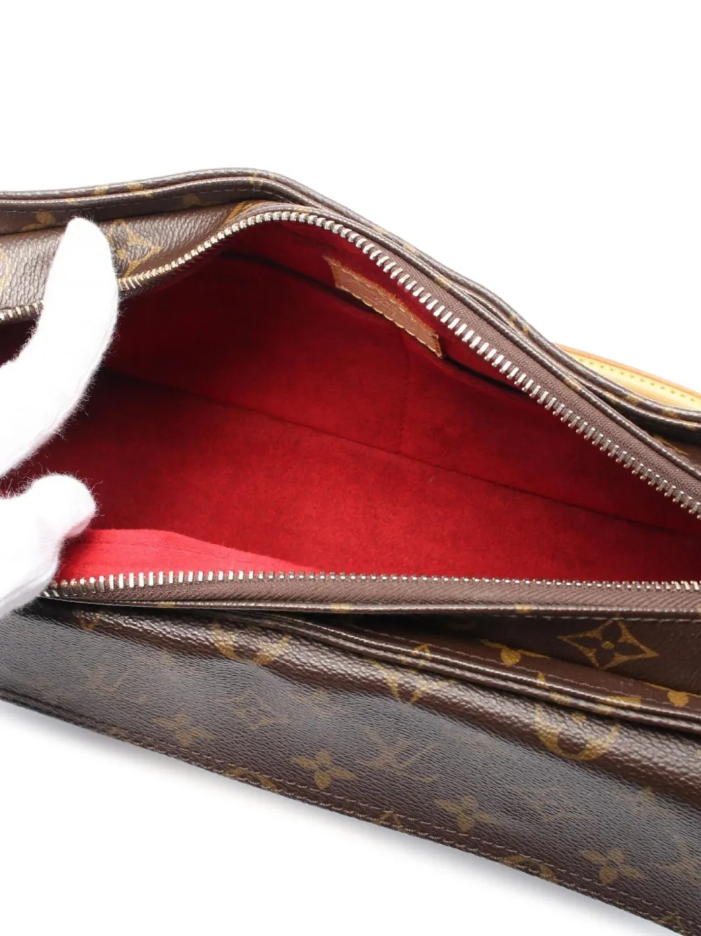 LOUIS VUITTON Pre-owned 2004 Vivacite Mm Monogram Shoulder Bag In Brown