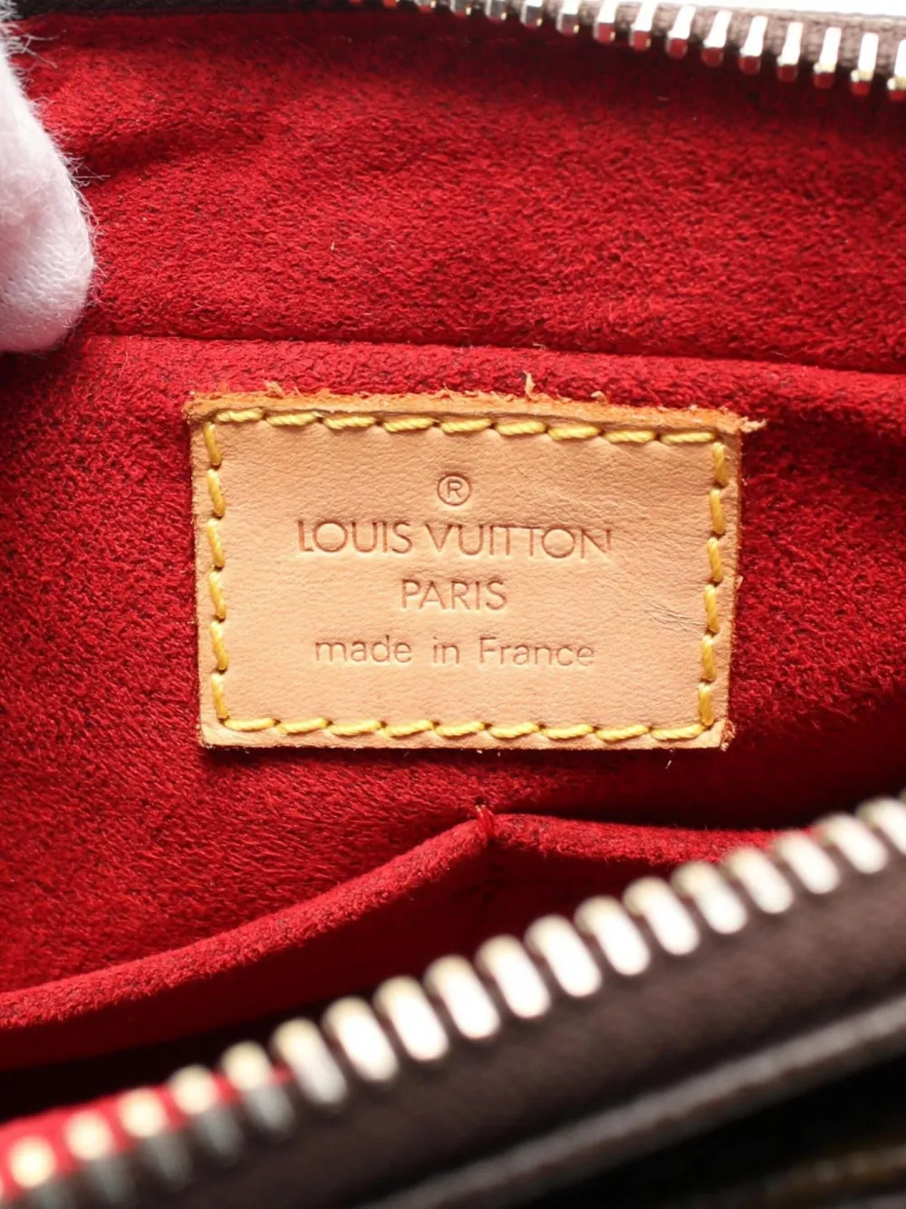 LOUIS VUITTON Pre-owned 2004 Vivacite Mm Monogram Shoulder Bag In Brown