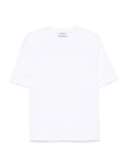 MARIUCCIA MILANO floral-brooch T-shirt