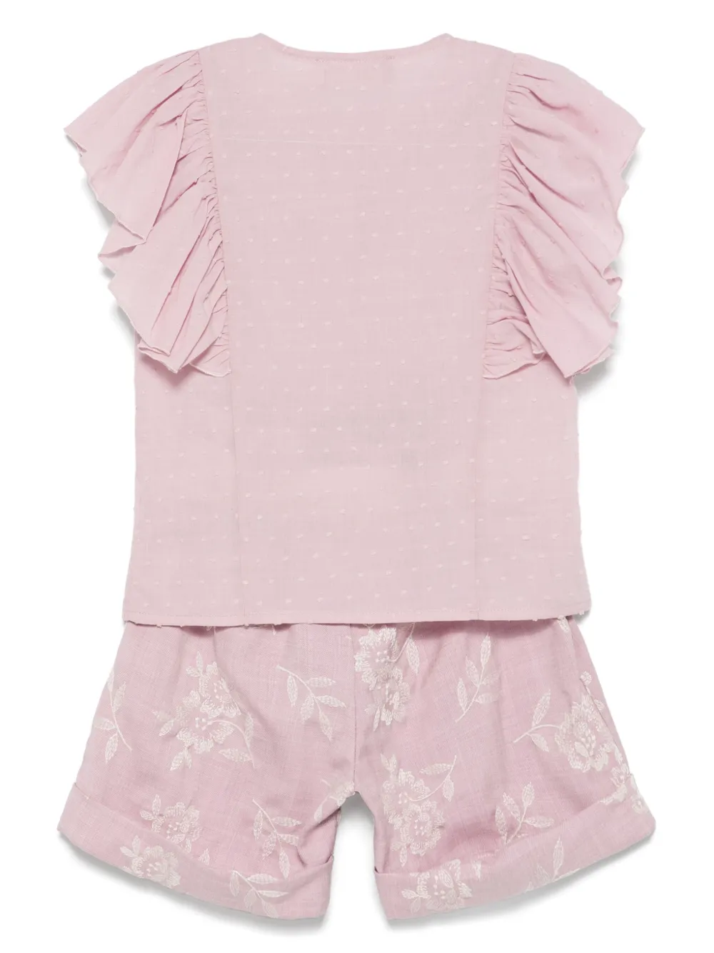 La Stupenderia ensemble short à fleurs brodées | Lots de shorts | Image 2