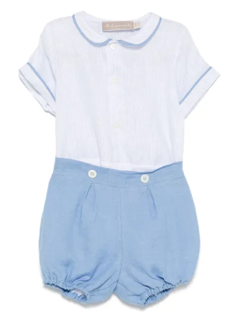 La Stupenderia set de shorts con motivo de rayas