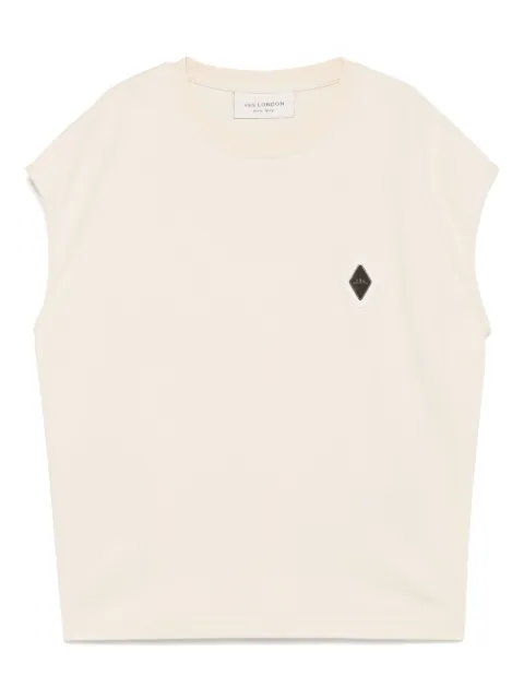 YES LONDON playera con placa del logo