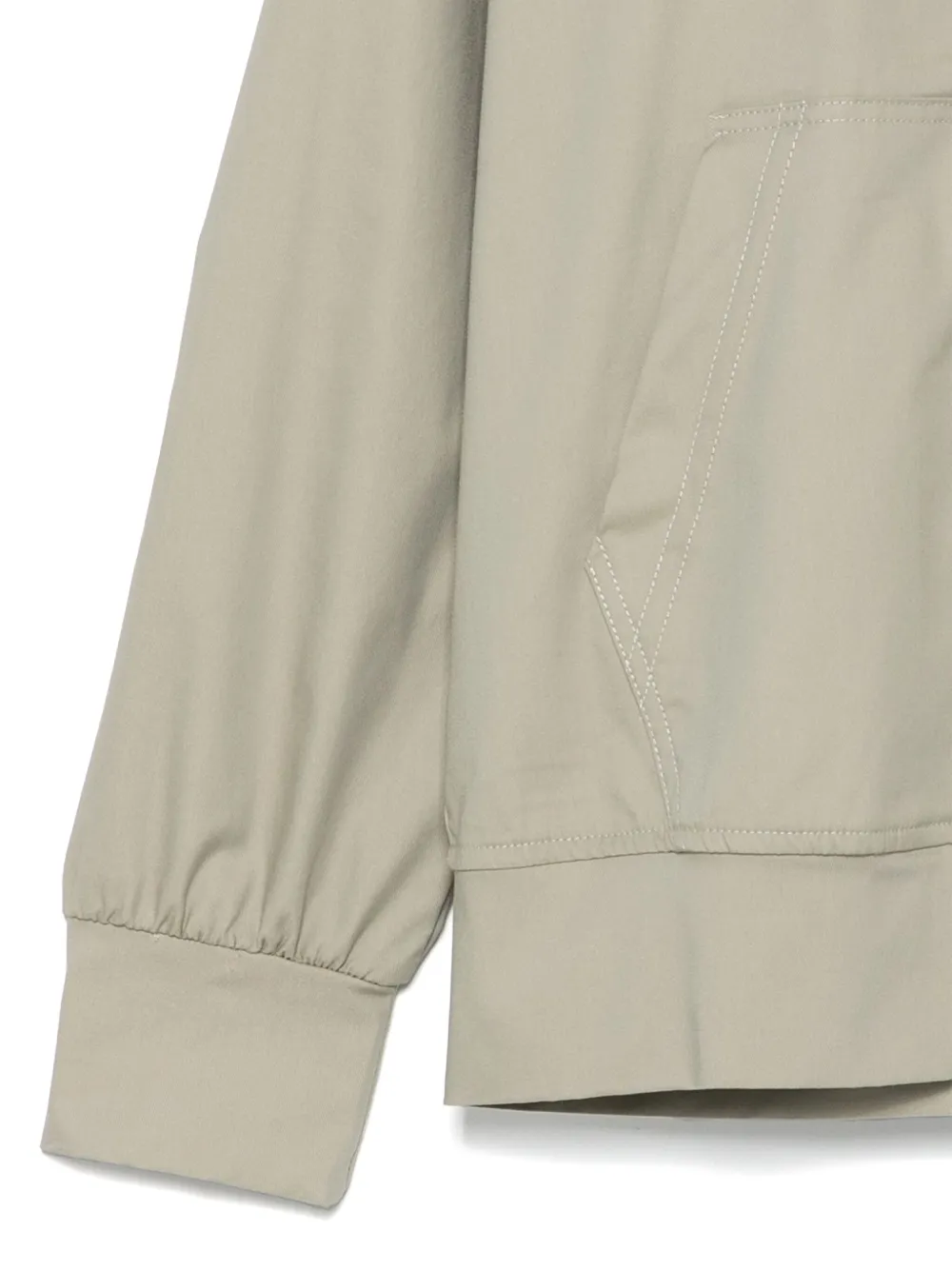 Yes London Logo-patch Jacket In Green